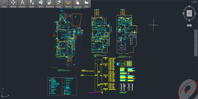 Autocad Electrical House Project